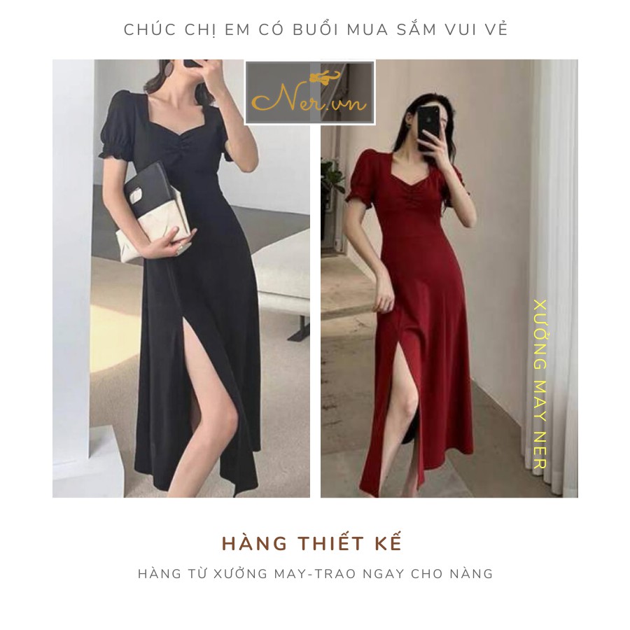 Đầm CUTE hồi xuân cao cấp 2021, dáng maxi,  tại xưởng may thời trang NER đủ size S, M, L, giá rẻ NER.vn – N61