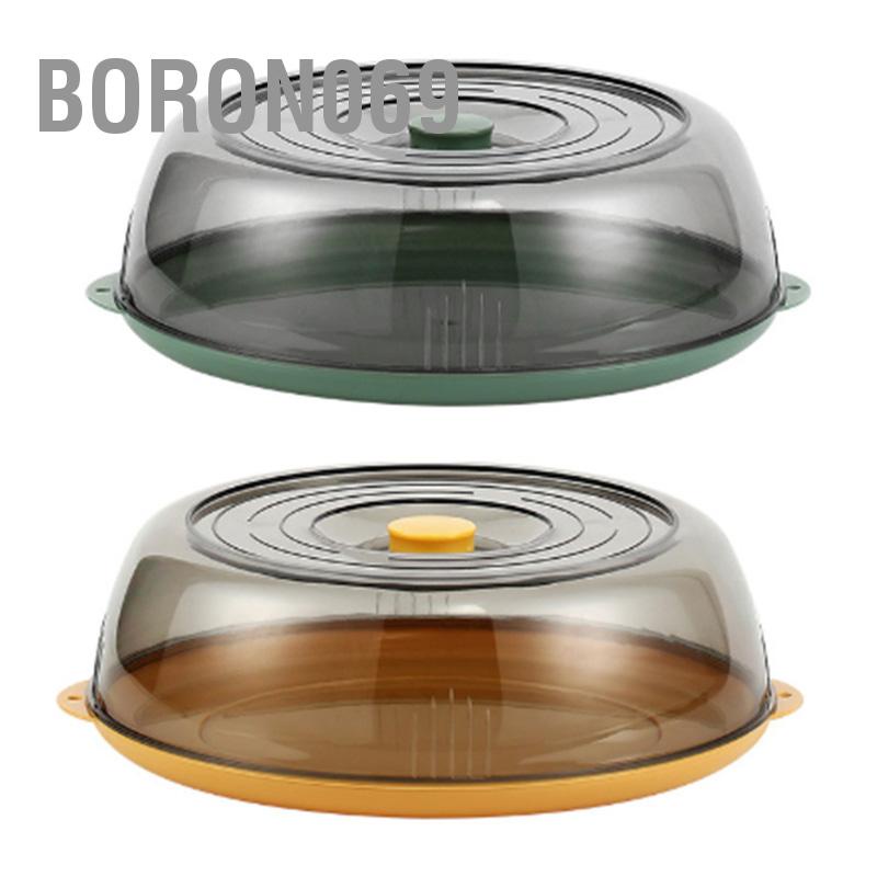 Boron069 Nắp đĩa PET Bảo quản cách nhiệt trong suốt Chống bụi để nấu ăn dã ngoại tại nhà