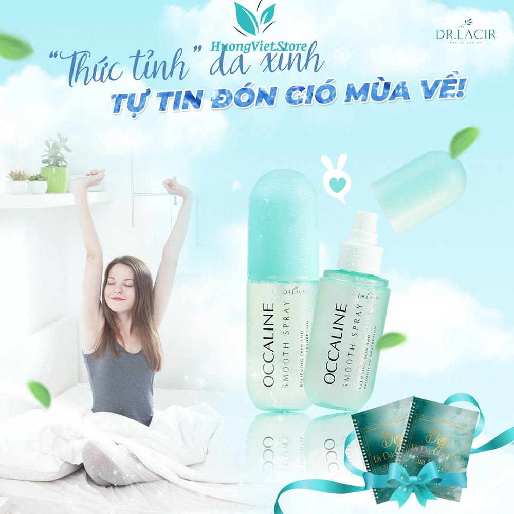 Xịt Khoáng Dưỡng Ẩm Dr lacir Tái Tạo Tế Bào Gốc Làm Mềm Da Mặt Khô