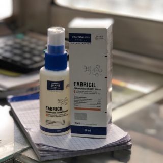 Alkin FABRICIL ( Cam kết hàng thật) xịt trị nấm, viêm da có mủ cho chó mèo
