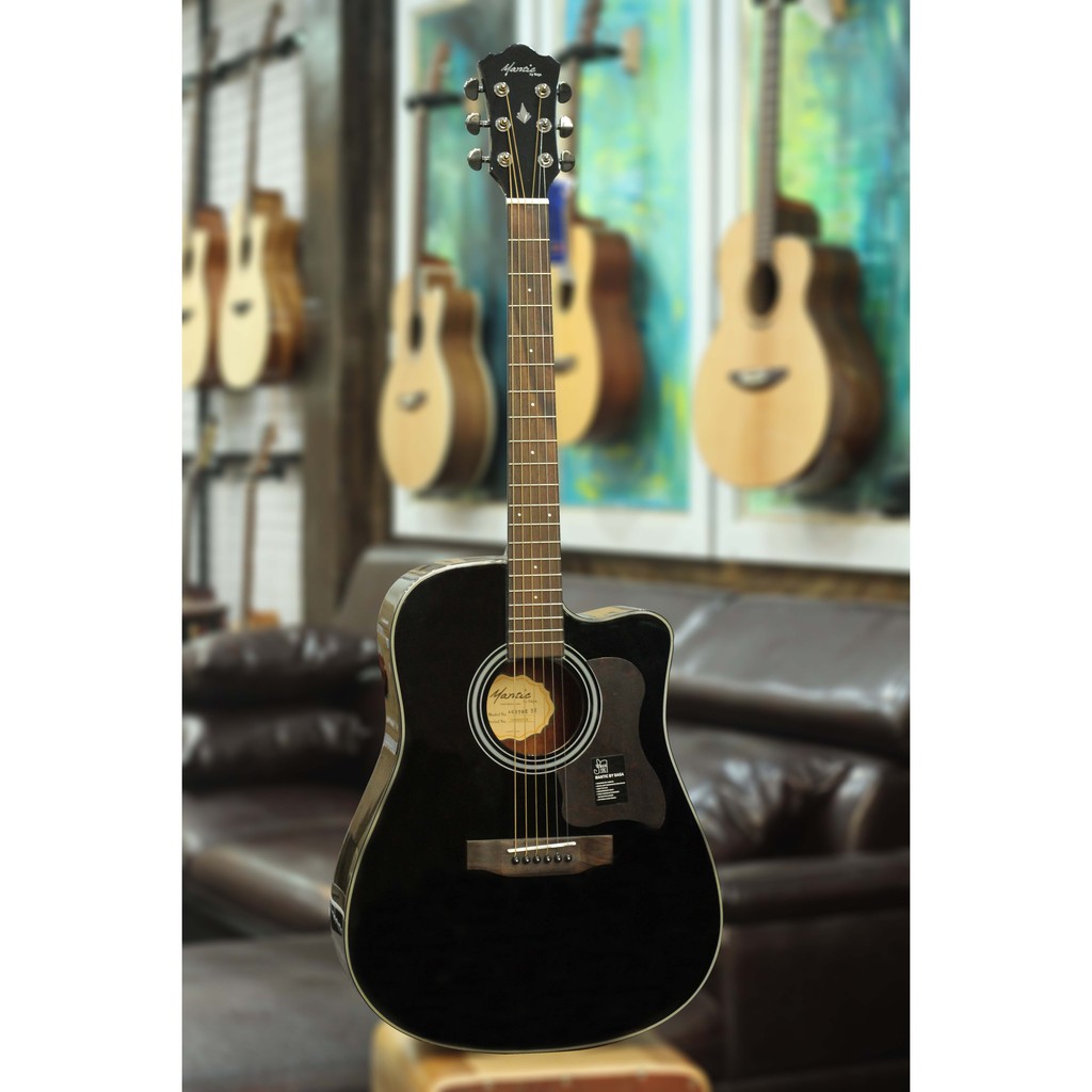 Đàn Guitar Acoustic Mantic AG1C - Black