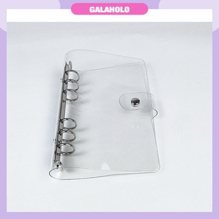 Bìa Sổ Còng Binder Nhựa Dẻo Trong Suốt Size A6/A5/A7 SC1