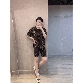Quần MLB legging ngố Logo B full tag