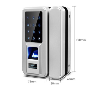 bộ khóa cửa kính vân tay