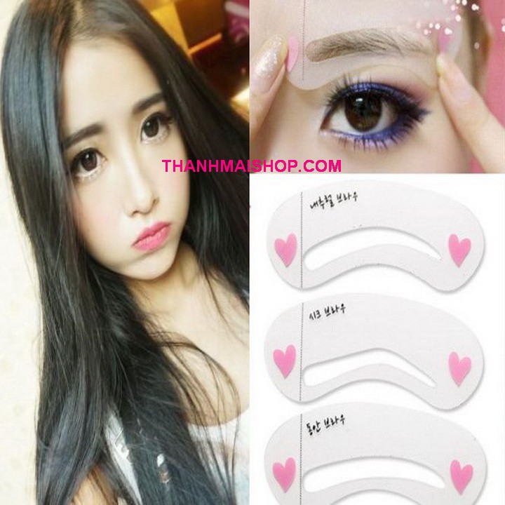 Bộ 3 khung kẻ lông mày MT010 Mini Brow Class