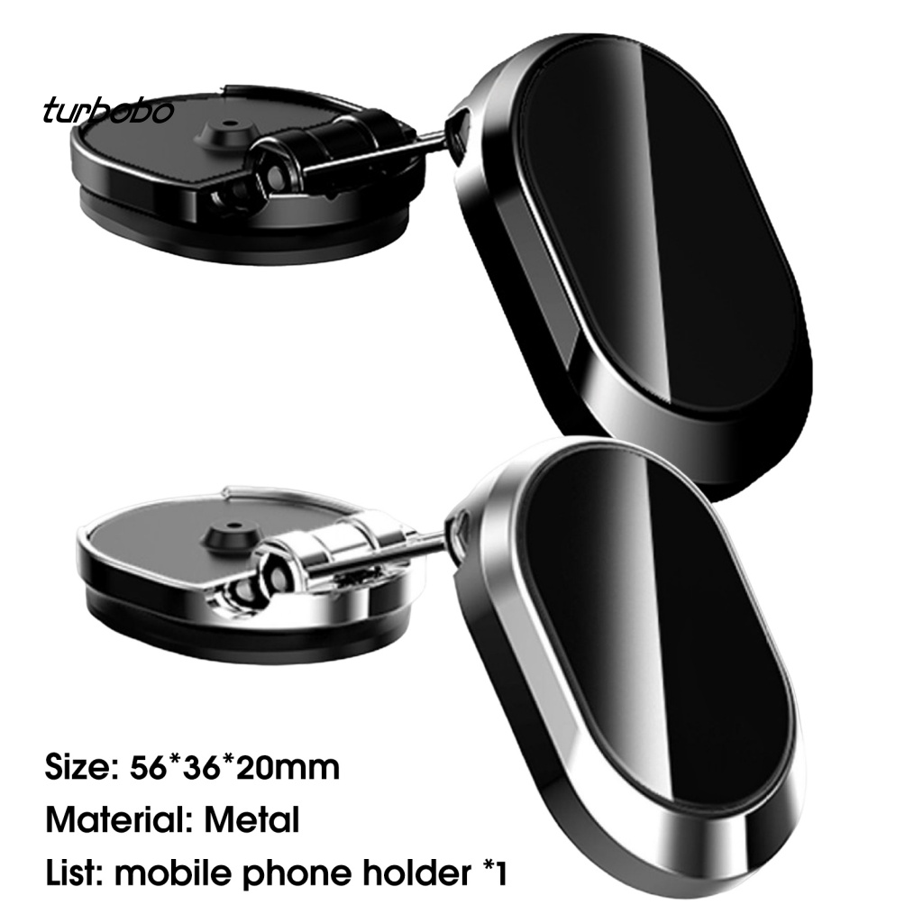Giá Đỡ Điện Thoại turbobo Bằng Kim Loại Hít Nam Châm Dễ Lắp Đặt Trên Xe Hơi