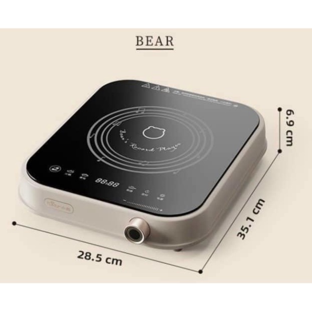 Bếp Từ Đơn Bear DCL-A22Q5 Quốc Tế Bảo Hành 12 tháng Công Suất 2000w 9 Cấp Độ Nhiệt Tự Ngắt Khi Quá Nhiệt