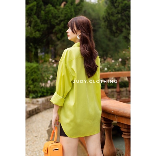 Áo sơ mi dài tay màu trendy, áo somi tay dài nữ bigsize 45-80kg | BigBuy360 - bigbuy360.vn