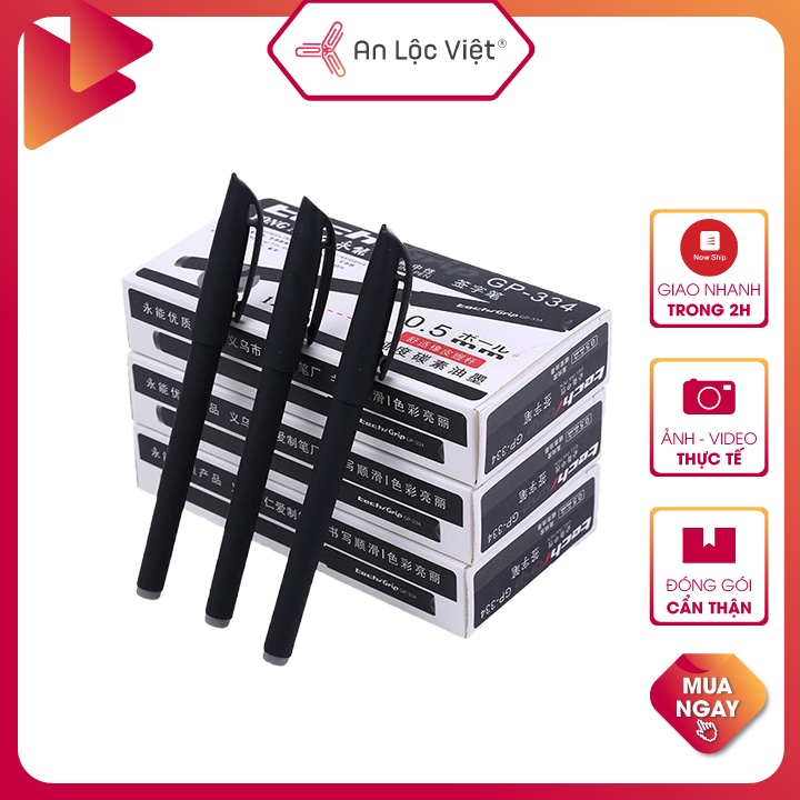 Bút Bi Nước Gel 0.5mm Tech Grip GP-334 Nhiều Màu