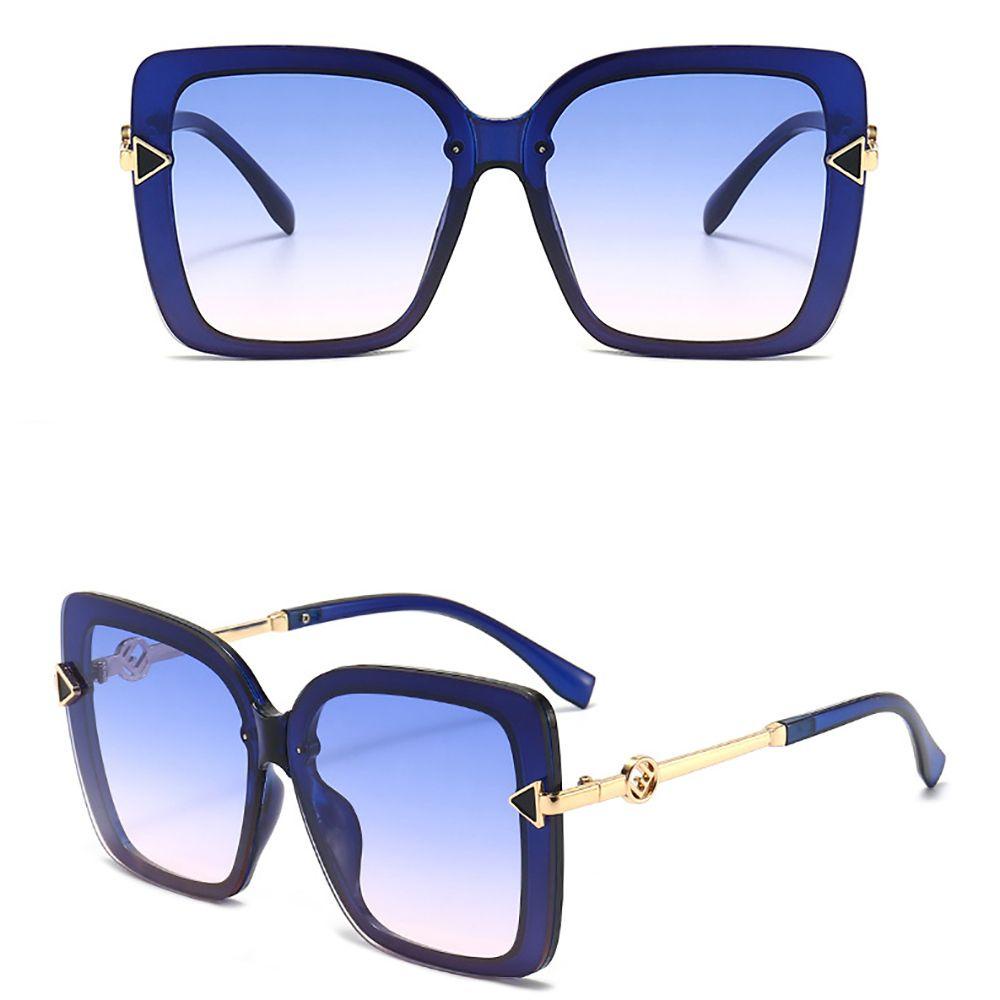 Kính Mát Gọng Vuông Chống Bức Xạ Chống Bức Xạ Phong Cách Hàn Quốc Thời Trang Cho Nữ