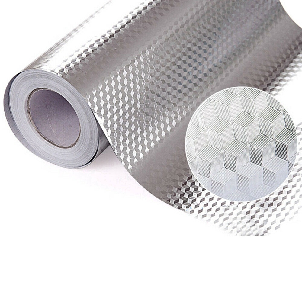 Cuộn Giấy Dán Tường 1m Chống Dầu Và Chịu Nhiệt Cao Dành Cho Nhà Bếp