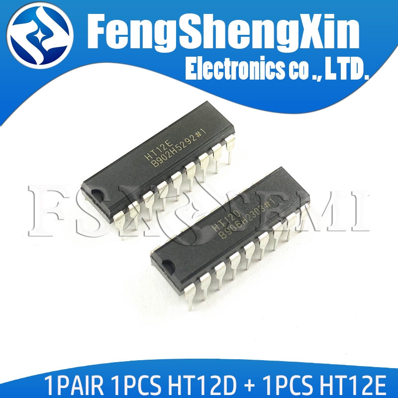 1 Cặp Ic Ht12D + 1pcs Ht12E Ht-12D + Ht-12E Dip-18 Ic