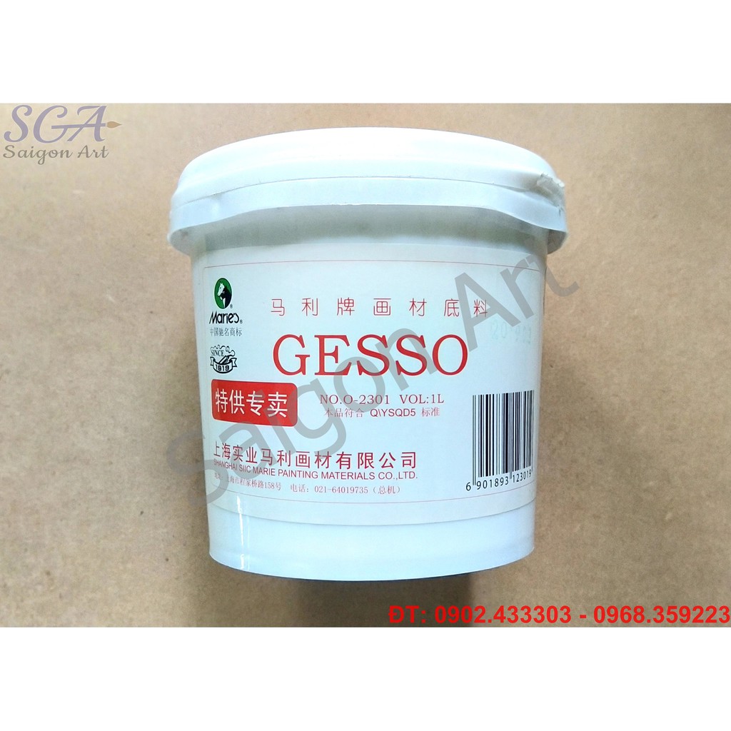 Hồ toan (canvas) Marie's GESSO NO.O-2301 1000ml