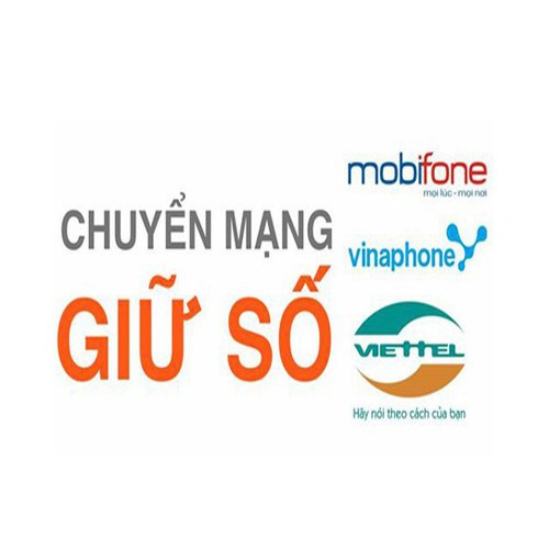 Sim dùng đăng kí chuyển mạng Vinaphone, Viettel, Mobifone, Vietnammobile