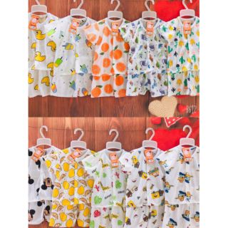 2 Bộ cộc cotton giấy cúc giữa cho bé