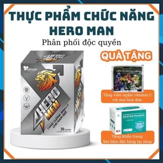 Thuốc Chính Hãng Viên uống hỗ trợ bổ thận mạnh gân cốt – Hero Man DANIPHARM (hộp 30 viên)