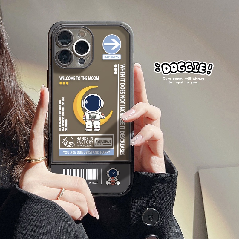 Ốp Điện Thoại Silicon TPU Mềm Trong Suốt Họa Tiết Hoạt Hình Có Giá Đỡ Vô Hình Cho IPhone 13 12 11 Pro X XR XS MAX SE 2020 6 6S 7 8 Plus