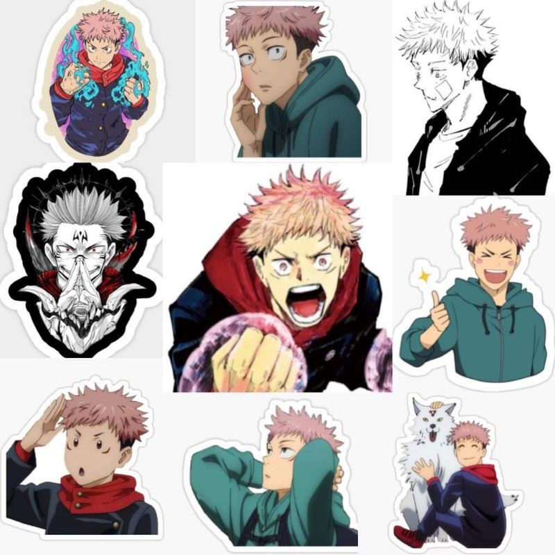 10-60 hình dán Stickers Yuji Itadori - Jujutsu Kaisen decal