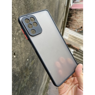 Ốp lưng nhám samsung galaxy a22, a22 5g viền đen dẻo