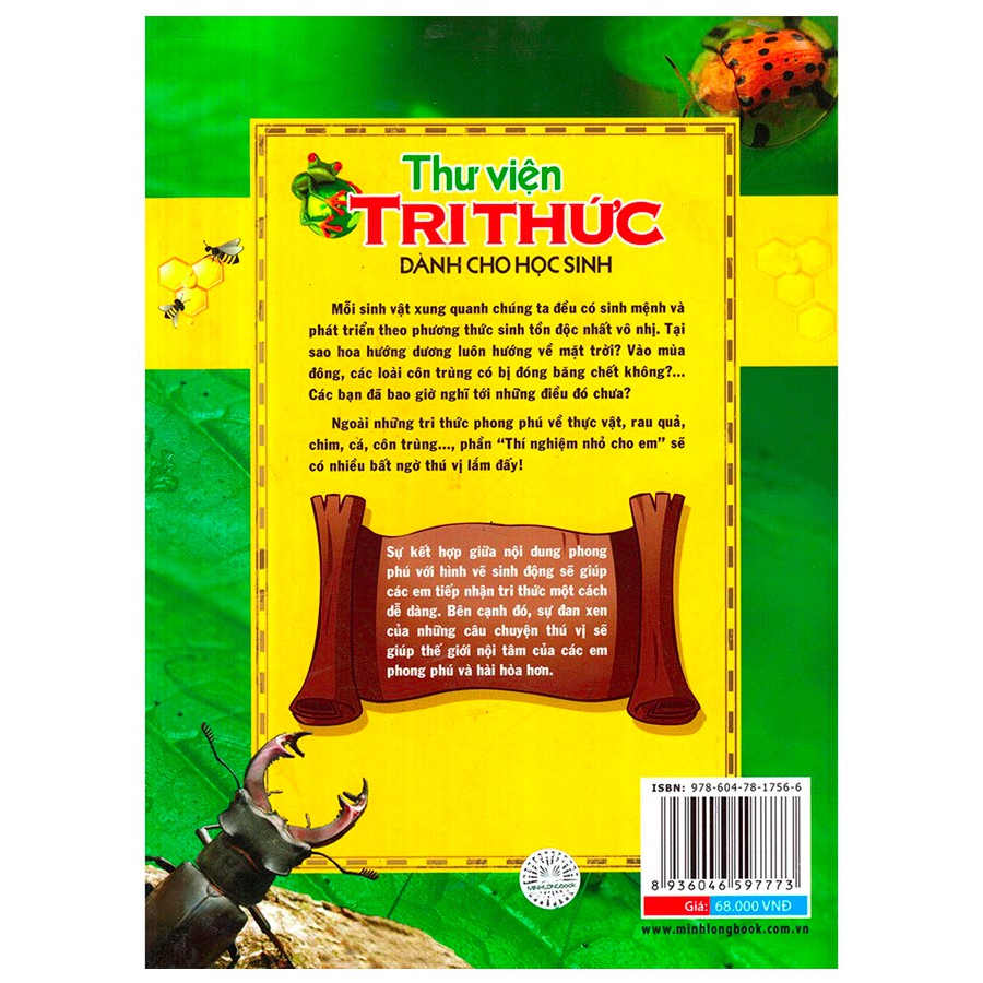 Sách - Thư Viện Tri Thức Dành Cho Học Sinh - Khám Phá Thế Giới Tự Nhiên