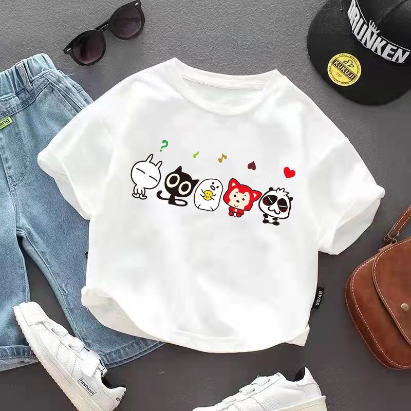 Áo Thun Cotton Tay Ngắn Phong Cách Mới 2022 Cho Bé