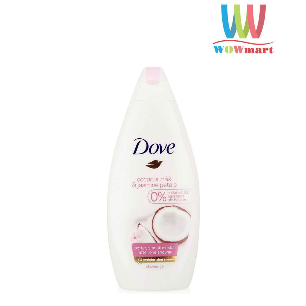 SỮA TẮM DOVE PURELY PAMPERING COCONUT MILK JASMINE PETALS 750ML CHÍNH HÃNG - 7888