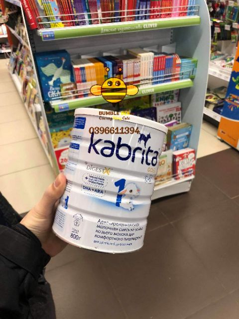 Date 2021 Sữa Kabrita Nga 800g đi air đủ bill số 1, 2, 3