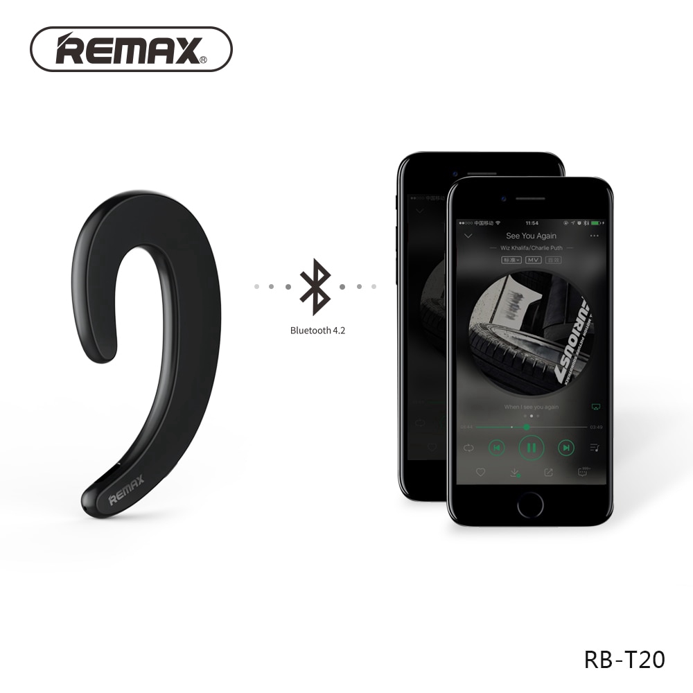Tai nghe kẹp vành Remax RB-T20 Bluetooth 4.1 kèm hộp đựng