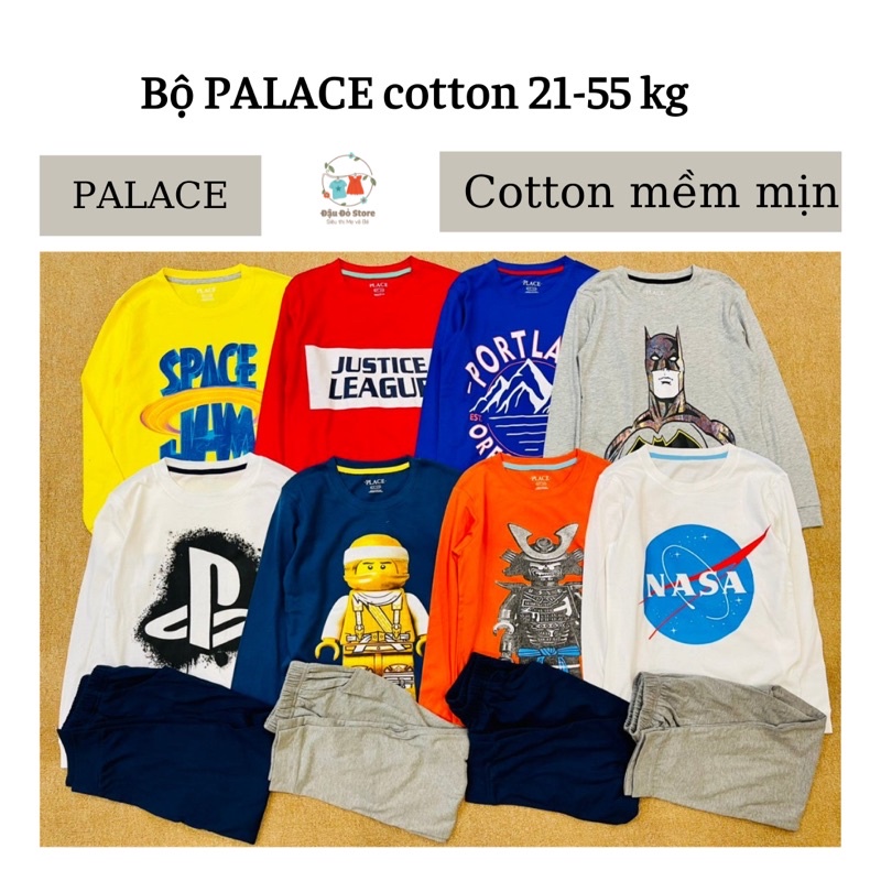 Bộ dài tay Bé Trai PALACE size đại 5-16 tuổi chất cotton mềm đẹp - Quần áo thu đông Bé trai -PALACE3