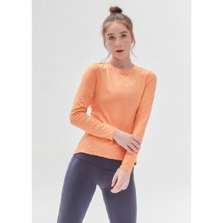 Áo thun tay dài cổ tròn vải trơn