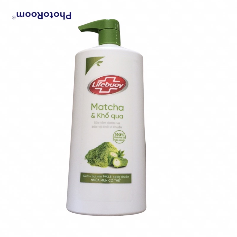 SỮA TẮM LIFEBUOY DETOX MATCHA KHỔ QUA /THAN HOẠT TÍNH BẠC HÀ 850G(ko tặng)