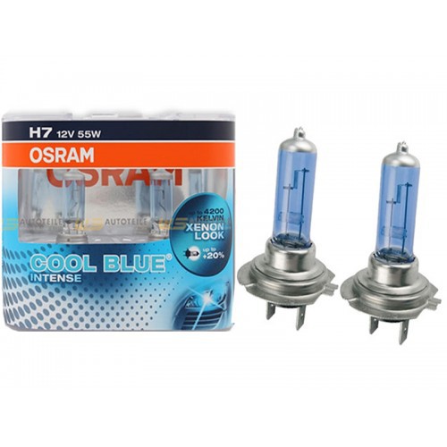 Bóng đèn tăng sáng H7 12v 55w Osram. Tăng độ sáng 110%.