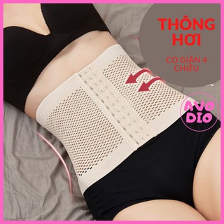 Đai ghen nịt bụng thông hơi chống cuộn 3 nấc cài tùy chỉnh (21cm) DAI006