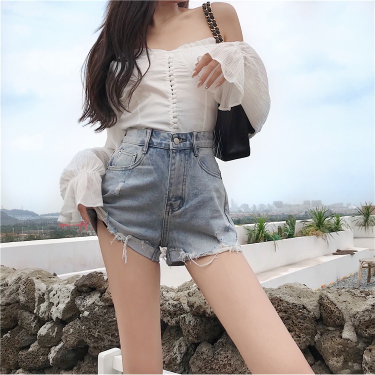 QUẦN SHORT JEANS NGẮN NỮ DẠO PHỐ ULZZANG