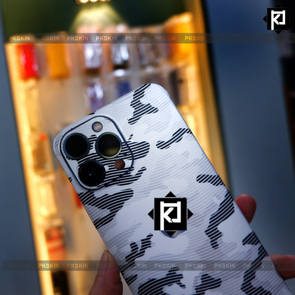 Dán skin full viền iphone 12/12 pro/12 pro max ,13/13 pro/13 pro max , 14 , 14 plus , 14 pro ,14 pro max họa tiết camo