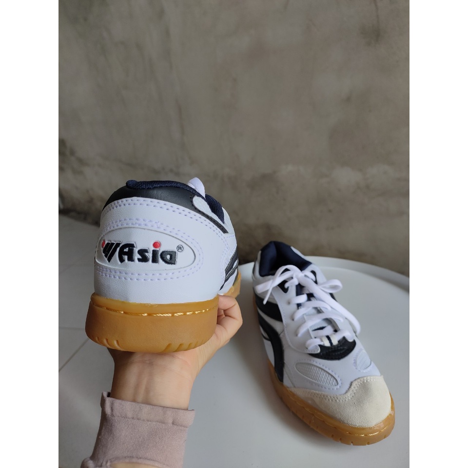 Giày cầu lông ASIA bóng chuyền bóng bàn chạy bộ đế kếp nam-nữ có khâu đế size 38-44