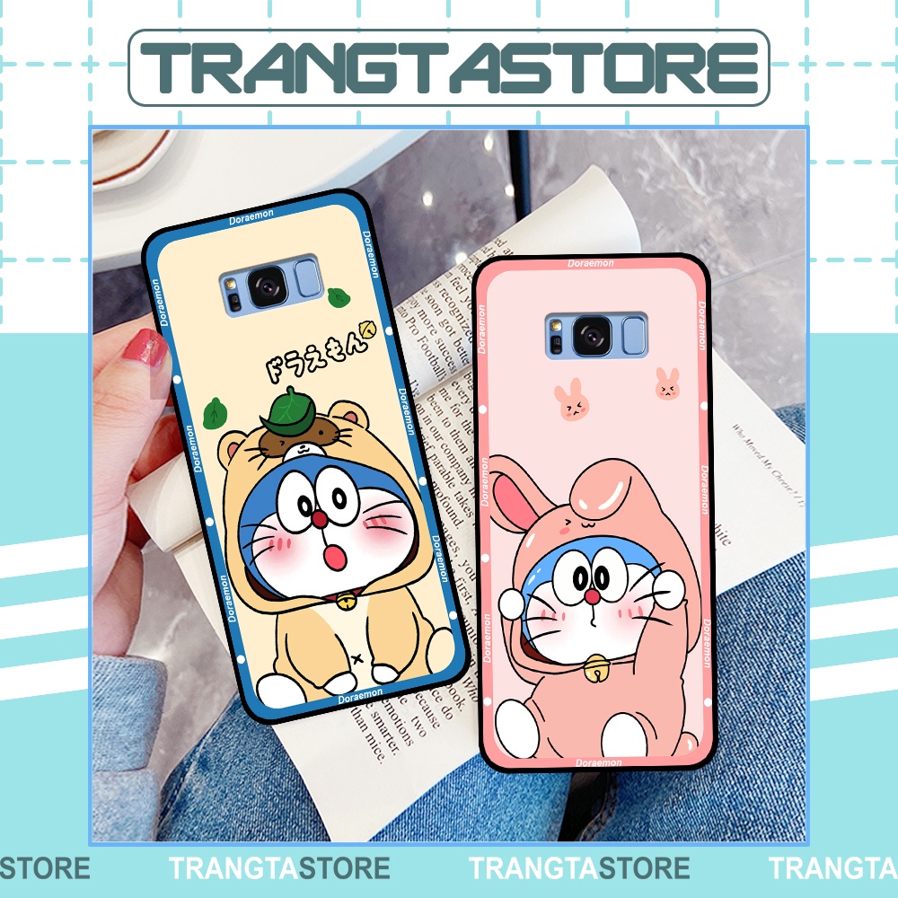 Ốp lưng Samsung S8 / S8 Plus / S8+ in hình cặp đôi doremon, hổ, khủng long dễ thương