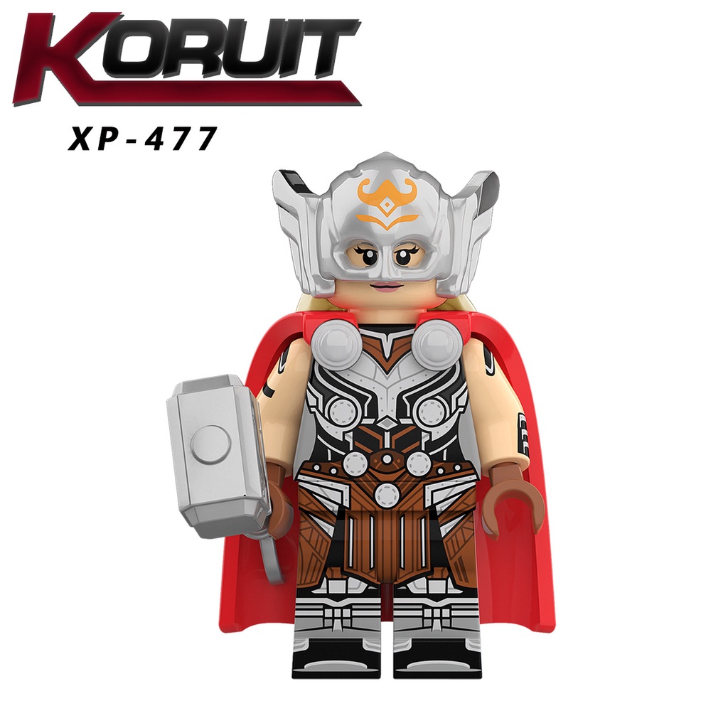 Mô Hình Nhân Vật Zeus Gergroot Marvel avengers nano minifigures