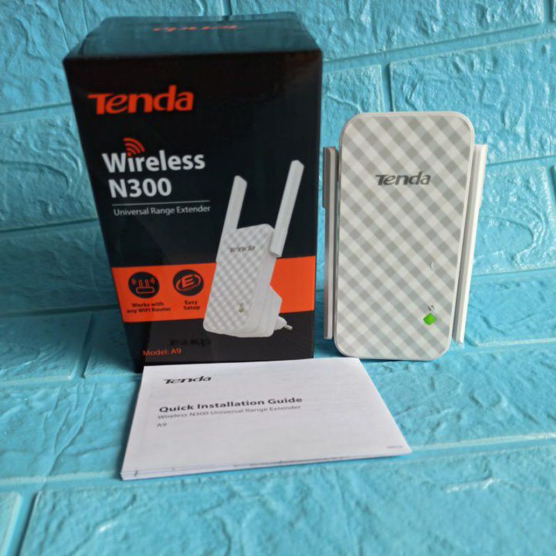 Bộ Mở Rộng Sóng Wifi Tenda A9 Chuẩn N Tốc Độ 300Mbps (Trắng)