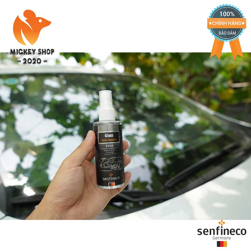 Chai Xịt Phủ Nano Chống Nước Kính Senfineco Glass Water Repellent 100ml - Senfineco 9945