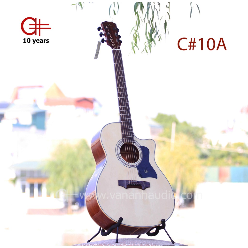 Đàn Guitar Acoustic C#10A (TẶNG BAO DA, CAPO, PHÍM GẢY)