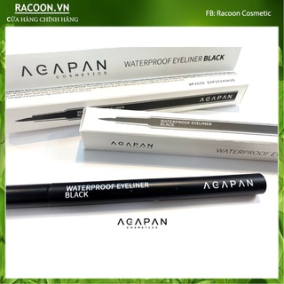 Bút kẻ mắt dạ không lem, không trôi Agapan Waterproof Eyeliner Black