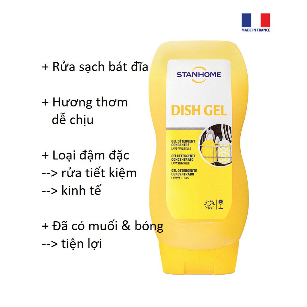 Gel rửa bát cho máy Stanhome - Dòng cao cấp All in one