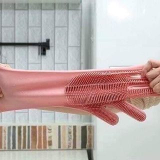 Găng tay rửa bát silicon
