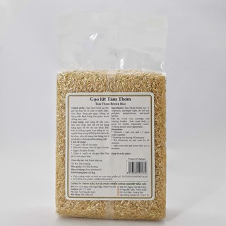 Gạo Lứt Tám thơm-An Food (túi 1kg hút chân không)