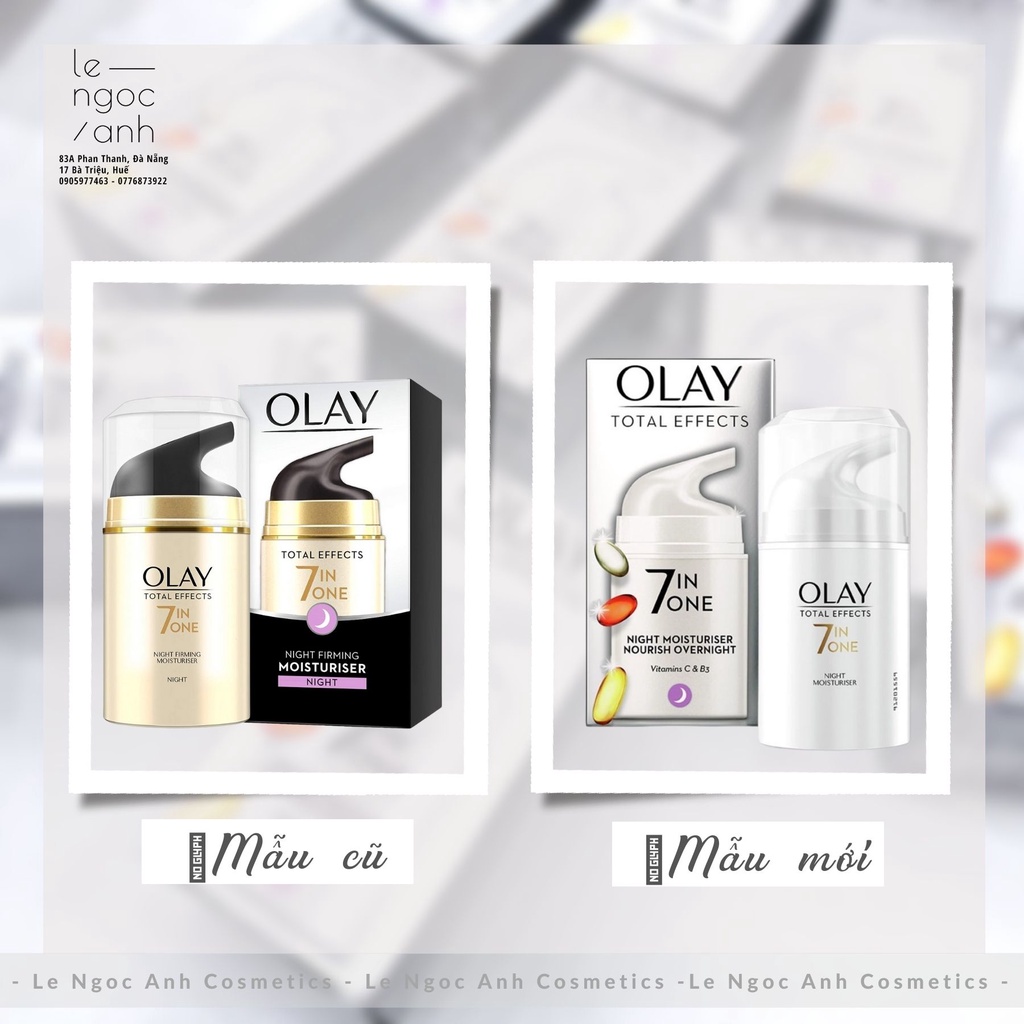 Kem Dưỡng Đêm Olay Total Effects 7 In One Night Firming Moisturiser 50ml