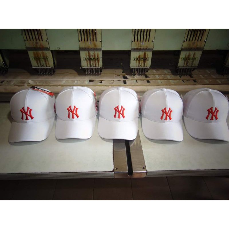 Nón, mũ lưỡi trai unisex thời trang vải kaki  thêu logo NY