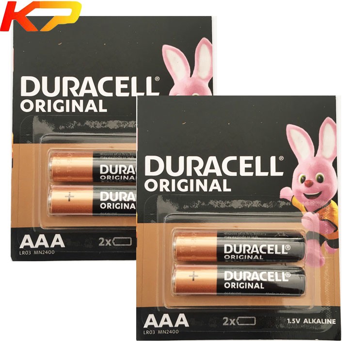 COMBO 5 Vỉ Pin AAA 1.5v Alkaline Duracell MN2400 LR03 Vỉ 2 viên