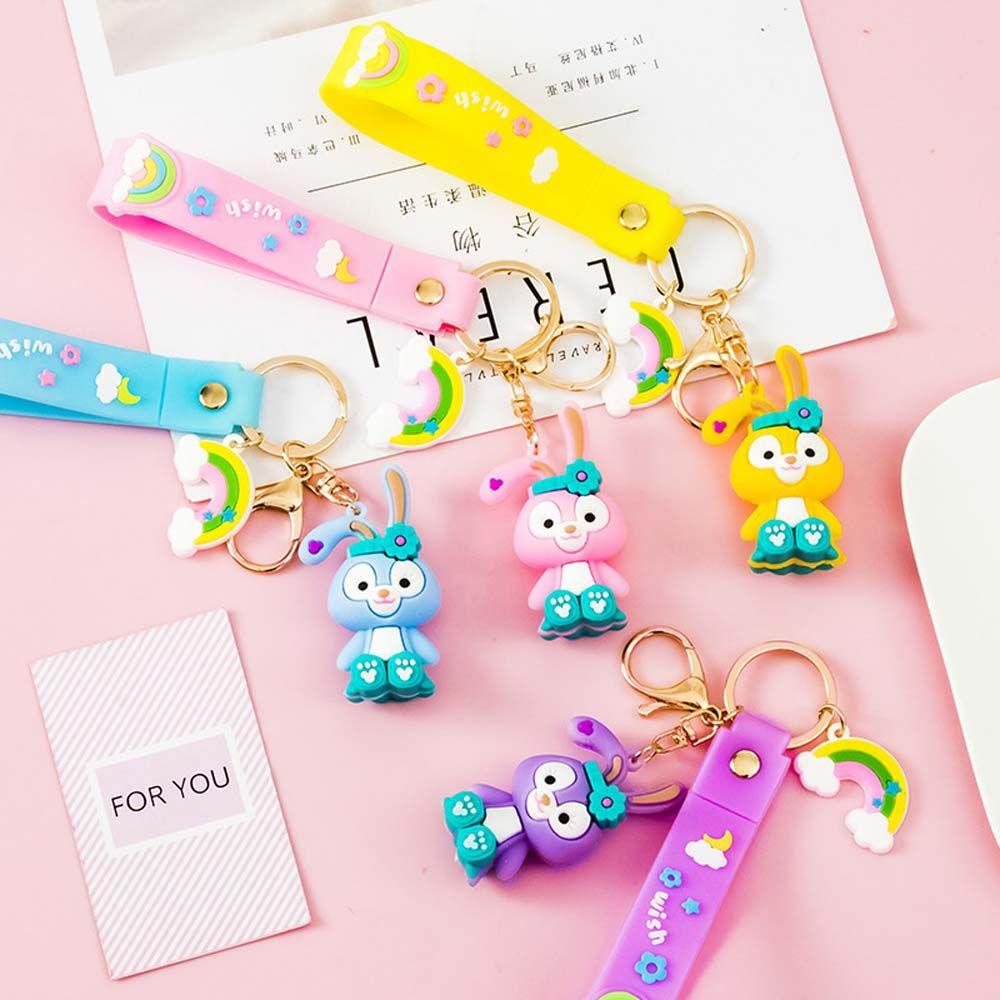 REBUY1 Móc Khóa Hình Động Vật Hoạt Hình Đáng Yêu