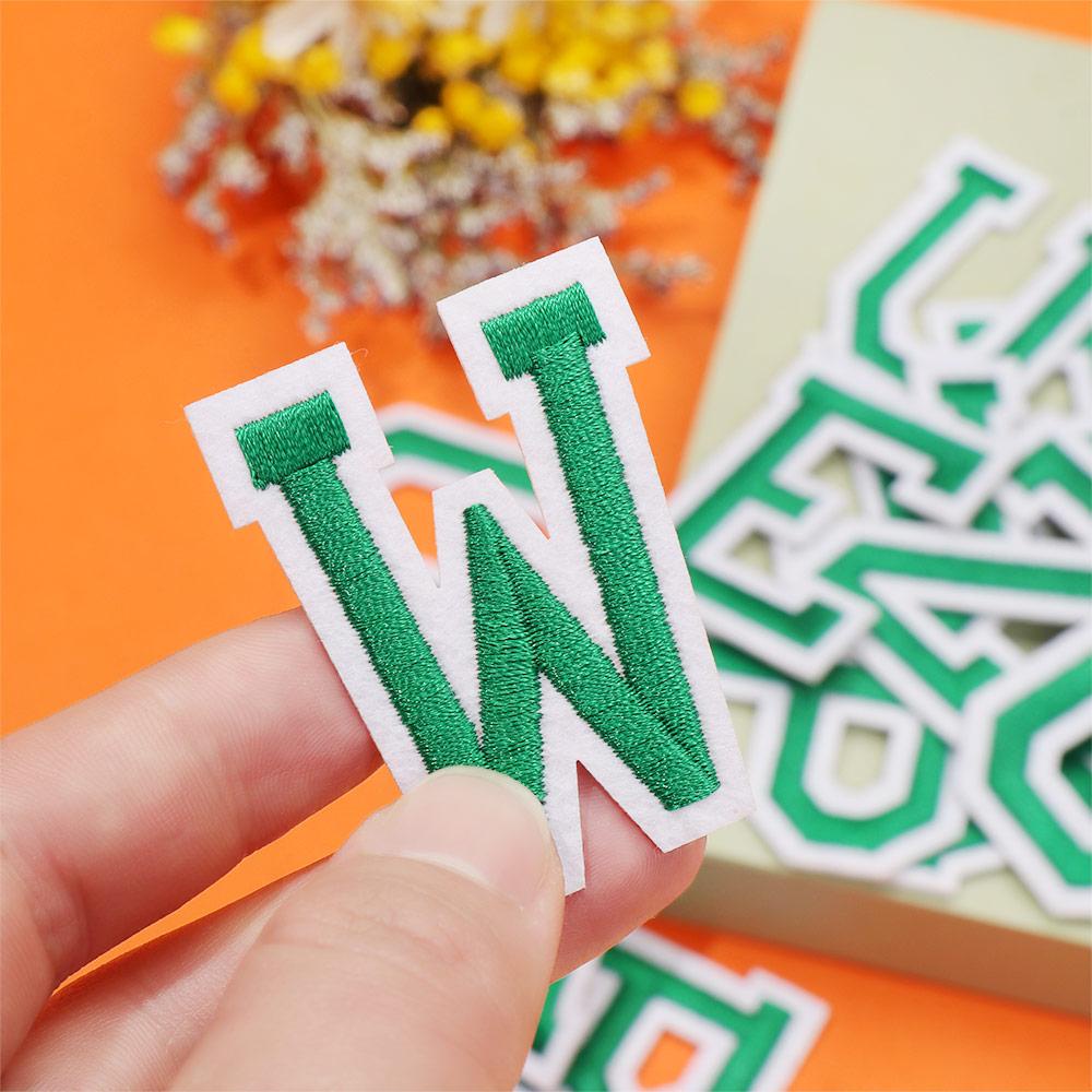 WATTLE Bộ 26 Miếng Vá, May Quần Áo Hình Chữ Cái